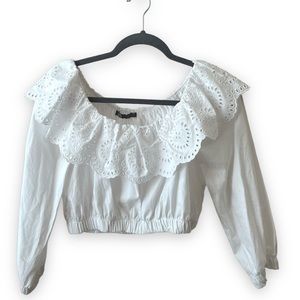 Zara White Blouse
